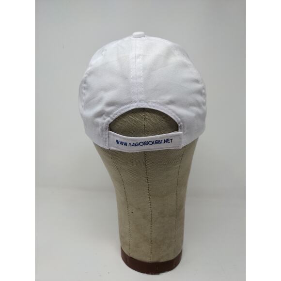 Saigon Tourist Vietnam Strapback Hat White Graphic Logo Flower - Picture 6 of 9